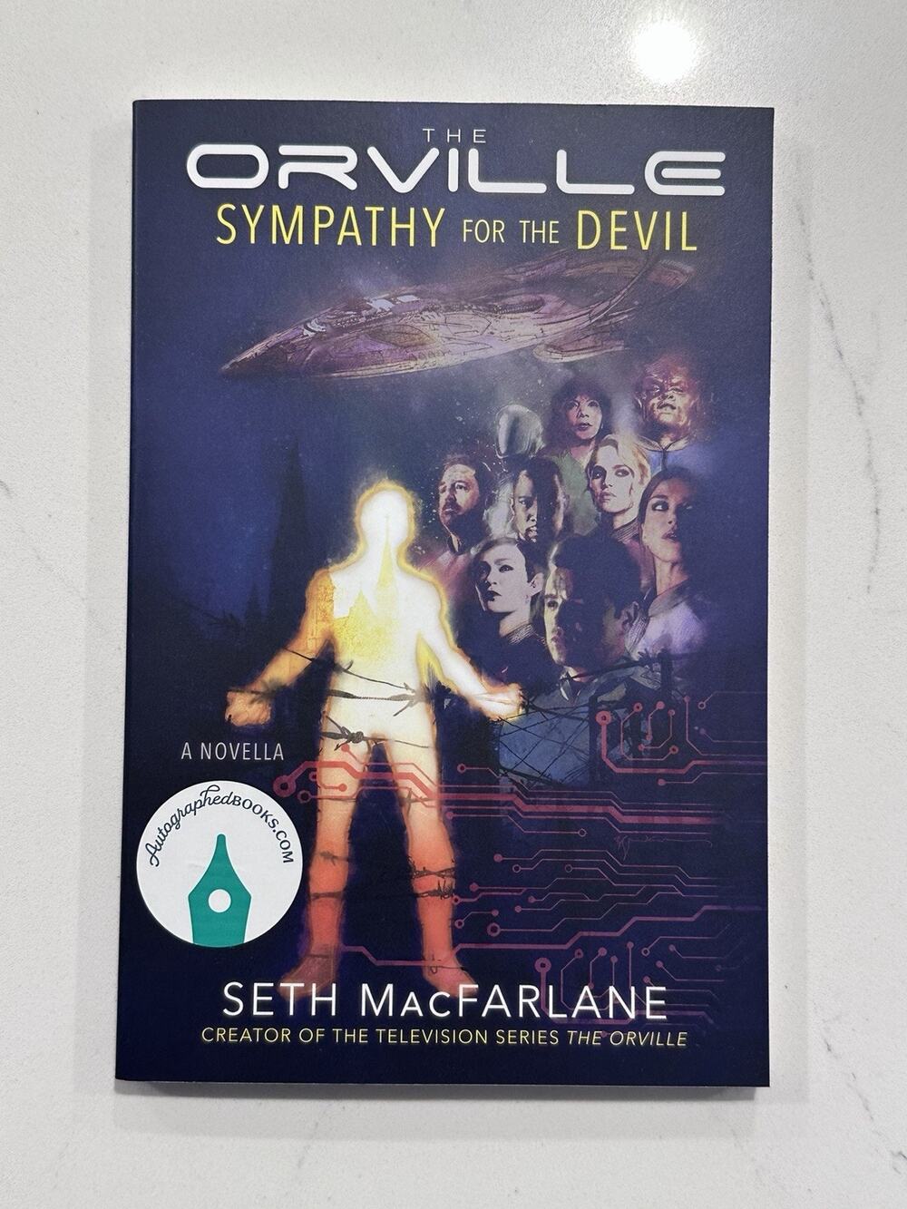 SIGNED Seth MacFarlane The Orville Sympathy For The Devil Paperback 2025 #10